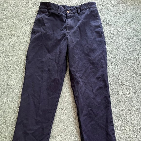 Vineyard Vines Navy Blue Cotton Dress Pants Boys size 20 - Picture 1 of 5